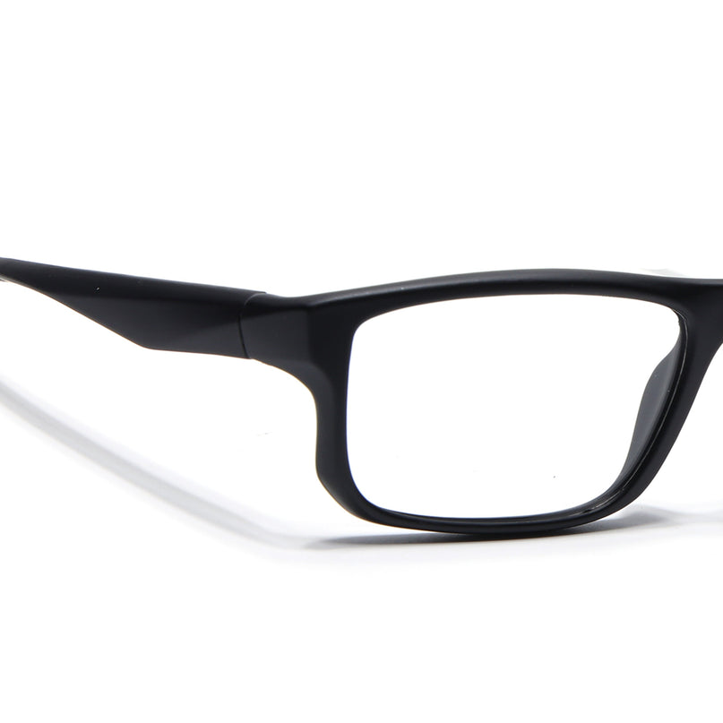 Voyage Active Black Rectangle Eyeglasses for Men & Women - MG5680-C4