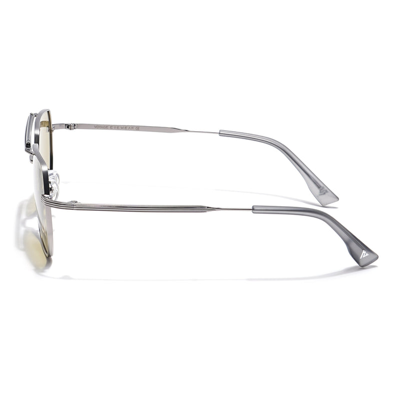 Voyage Select Wayfarer Polarized Sunglasses (Green Lens | Silver Frame - SLPMG6290)