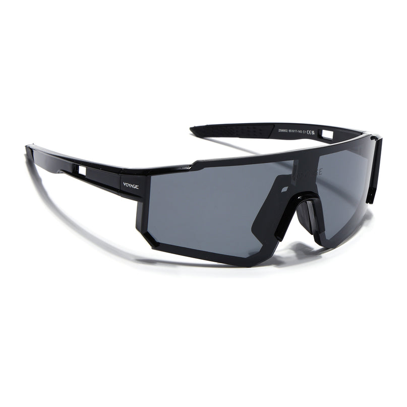 Drift Polarized Sunglasses (Black Lens | Shine Black Frame - PMG5594)
