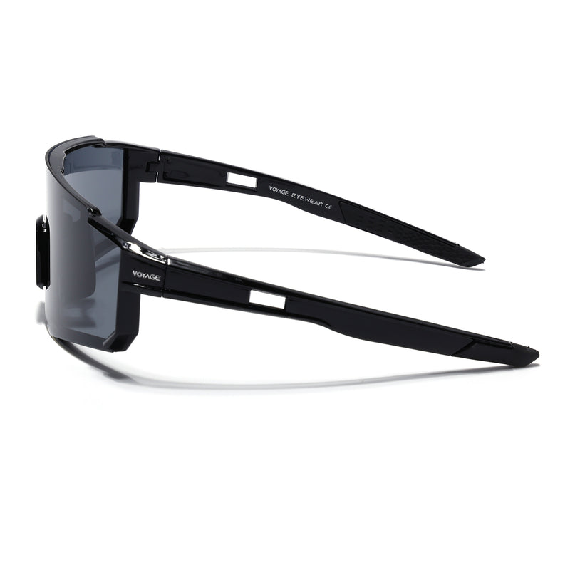 Drift Polarized Sunglasses (Black Lens | Shine Black Frame - PMG5594)