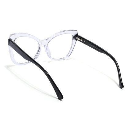 Voyage Transparent Cateye Eyeglasses for Women - MG4009