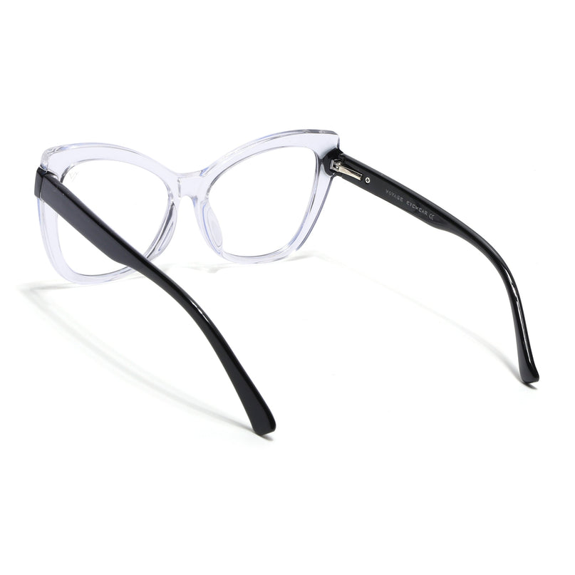 Voyage Transparent Cateye Eyeglasses for Women - MG4009
