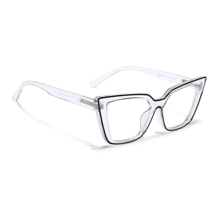 Voyage Black & Clear Cateye Eyeglasses for Women - MG4023