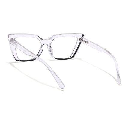 Voyage Black & Clear Cateye Eyeglasses for Women - MG4023