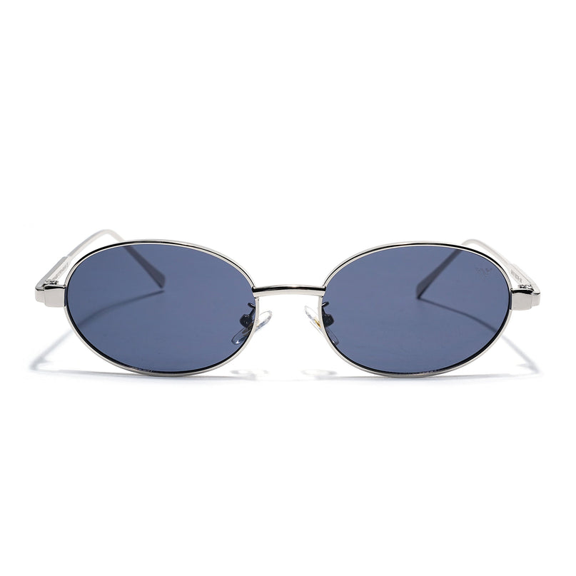 Silver Oval Sunglasses | MG7763