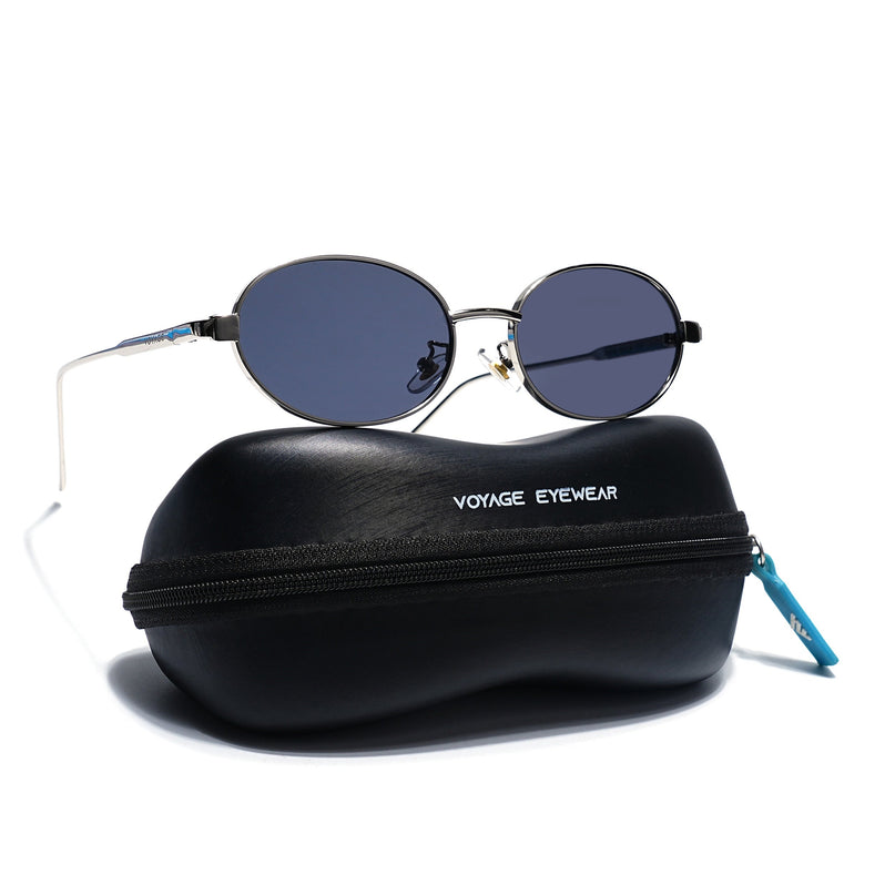 Silver Oval Sunglasses | MG7763