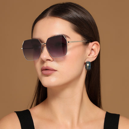 Grey Square Sunglasses - MG4339