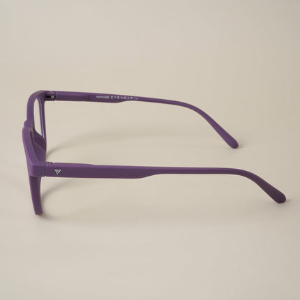 Voyage Air Purple Square Eyeglasses for Men & Women - MG4731-C5
