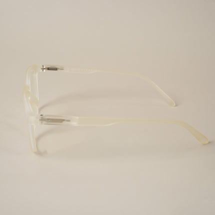 Voyage Air Light Yellow Square Eyeglasses for Men & Women - MG4728-C2