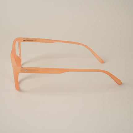 Voyage Air Orange Square Eyeglasses for Men & Women - MG4730-C4