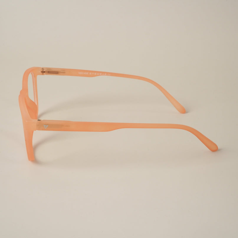 Voyage Air Orange Square Eyeglasses for Men & Women - MG4730-C4