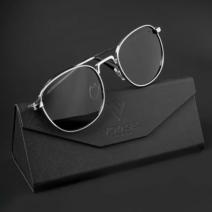 OG 2.0 | Black & Silver Round Polarized Sunglasses | PMG4112
