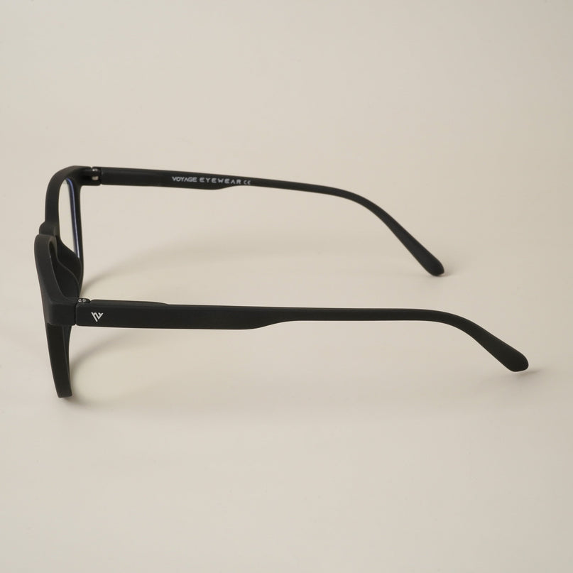 Voyage Air Black Square Eyeglasses for Men & Women - MG4736-C1