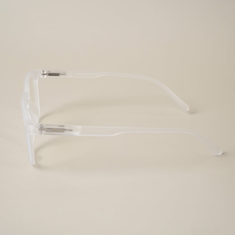 Voyage Air Clear Square Eyeglasses for Men & Women - MG4737-C10