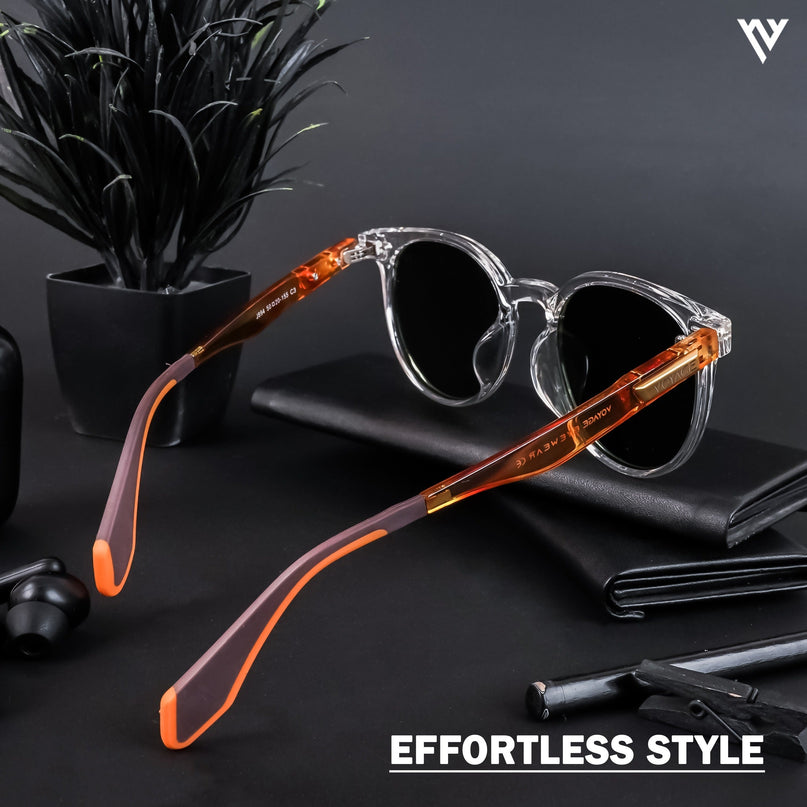 Active Transparent Round Polarized Sunglasses - PMG4471
