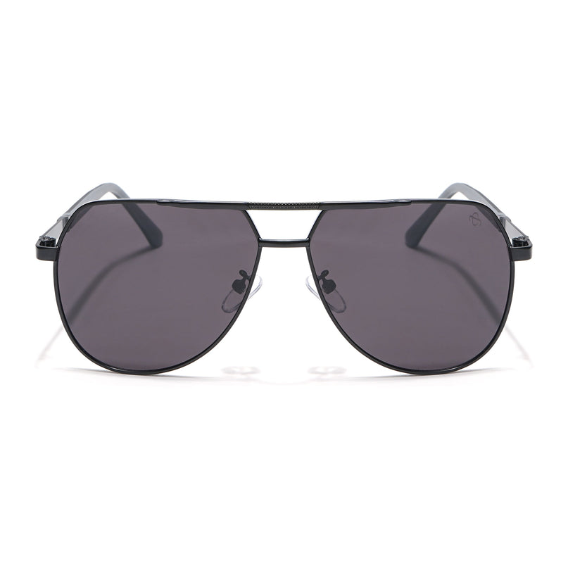 Eyejack Black Aviator Sunglasses for Men & Women (7008CL869)