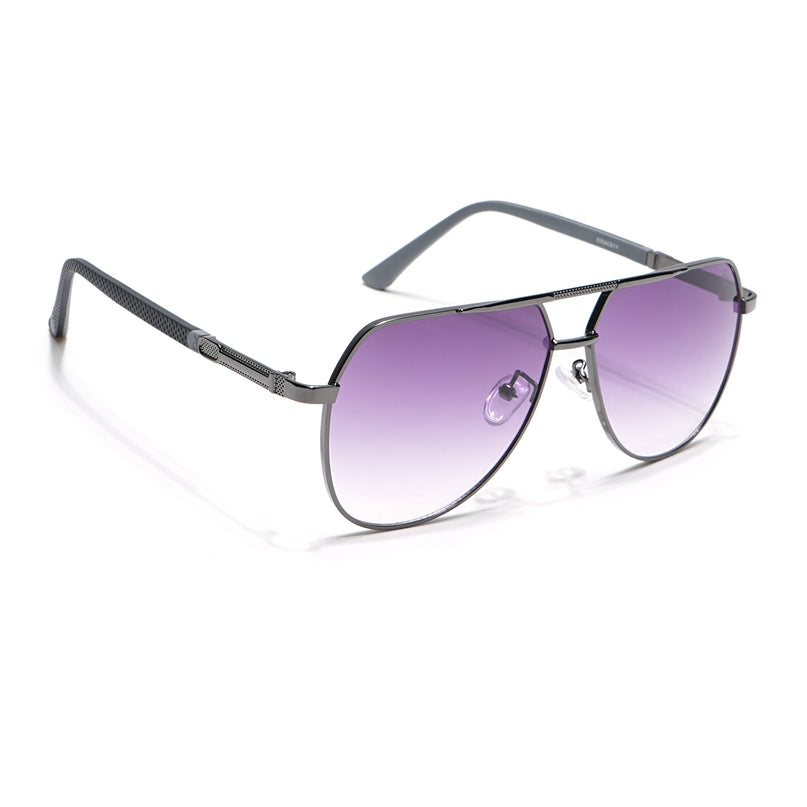 Eyejack Grey Aviator Sunglasses for Men & Women (7008CL870)