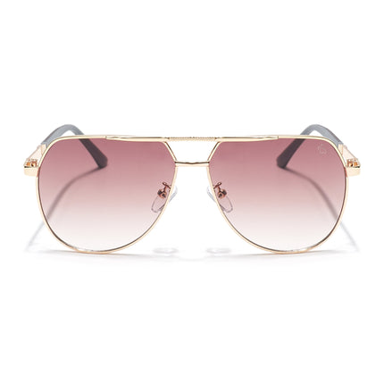 Eyejack Golden Aviator Sunglasses for Men & Women (7008CL872)