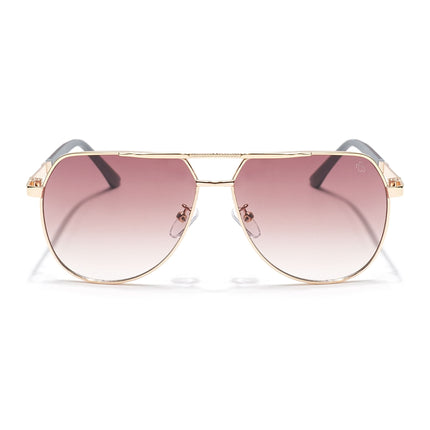 Eyejack Golden Aviator Sunglasses for Men & Women (7008CL872)