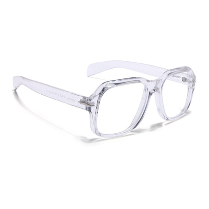 Voyage Transparent Square Eyeglasses for Men & Women - MG4993-C2