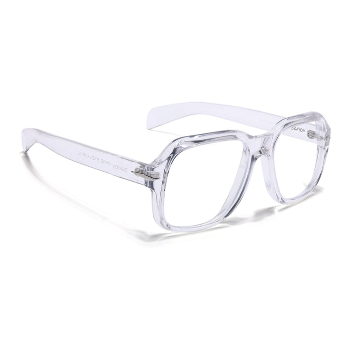 Voyage Transparent Square Eyeglasses for Men & Women - MG4993-C2