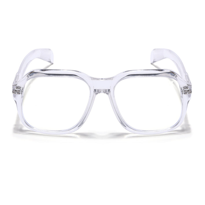 Voyage Transparent Square Eyeglasses for Men & Women - MG4993-C2