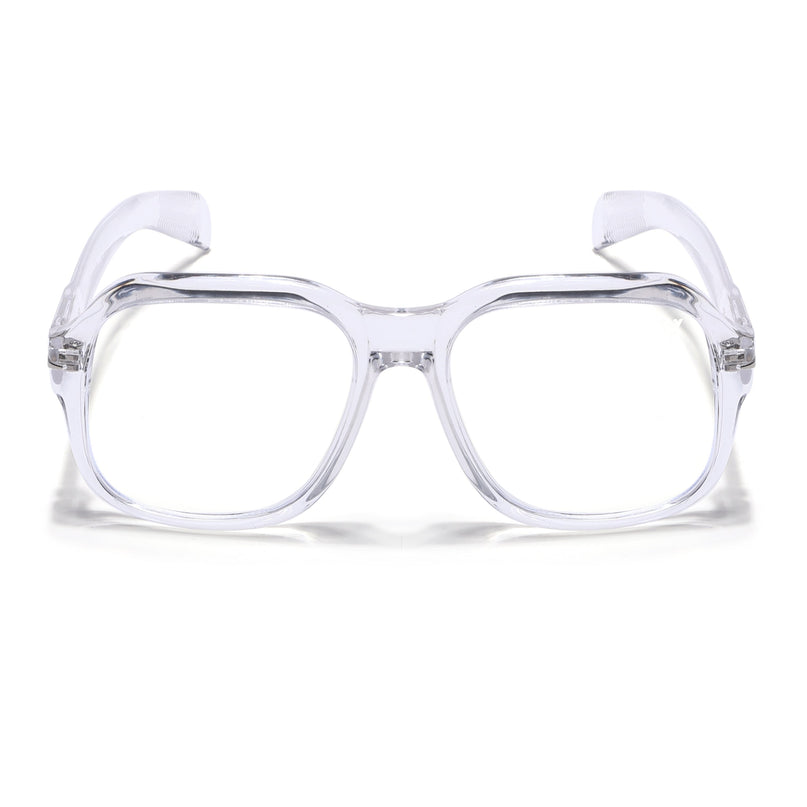 Voyage Transparent Square Eyeglasses for Men & Women - MG4993-C2