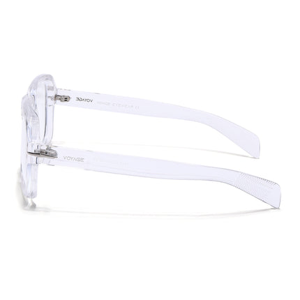 Voyage Transparent Square Eyeglasses for Men & Women - MG4993-C2