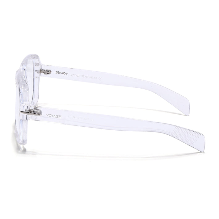 Voyage Transparent Square Eyeglasses for Men & Women - MG4993-C2