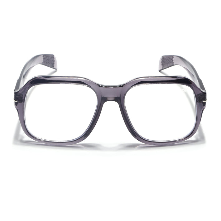 Voyage Transparent Light purple Square Eyeglasses for Men & Women - MG4995-C4