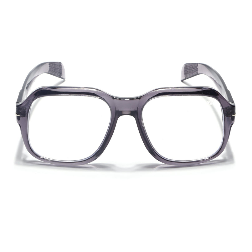 Voyage Transparent Light purple Square Eyeglasses for Men & Women - MG4995-C4