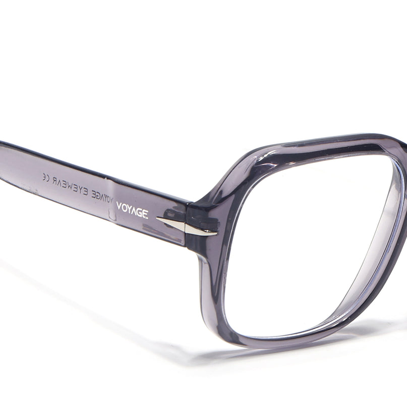 Voyage Transparent Light purple Square Eyeglasses for Men & Women - MG4995-C4