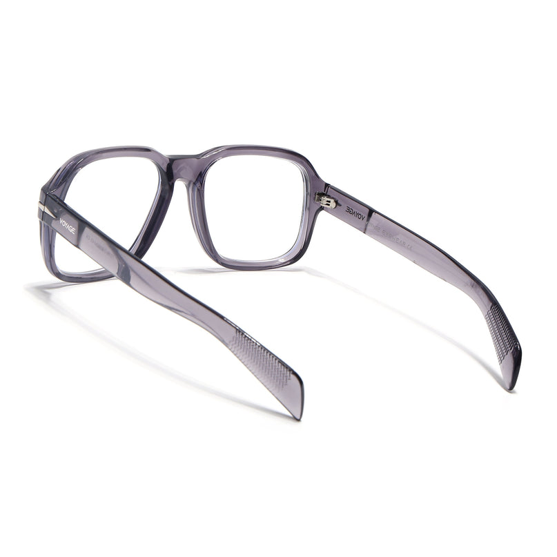 Voyage Transparent Light purple Square Eyeglasses for Men & Women - MG4995-C4