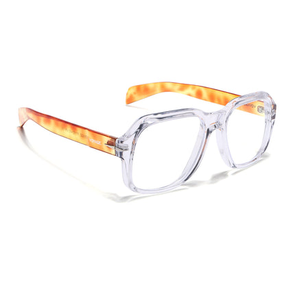 Voyage Transparent Square Eyeglasses for Men & Women - MG4996-C5