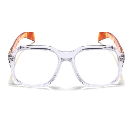 Voyage Transparent Square Eyeglasses for Men & Women - MG4996-C5