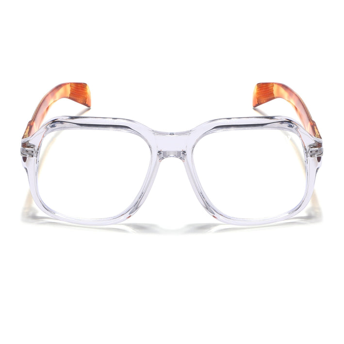 Voyage Transparent Square Eyeglasses for Men & Women - MG4996-C5
