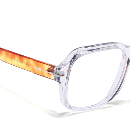 Voyage Transparent Square Eyeglasses for Men & Women - MG4996-C5