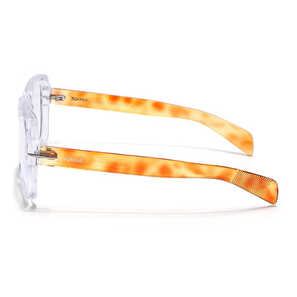 Voyage Transparent Square Eyeglasses for Men & Women - MG4996-C5