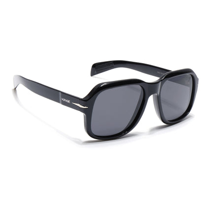 Wayfarer Polarized Sunglasses (Black Lens | Shine Black Frame - PMG4987)