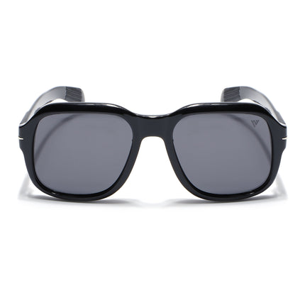 Wayfarer Polarized Sunglasses (Black Lens | Shine Black Frame - PMG4987)