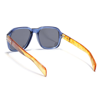 Wayfarer Polarized Sunglasses (Black Lens | Blue Frame - PMG4989)
