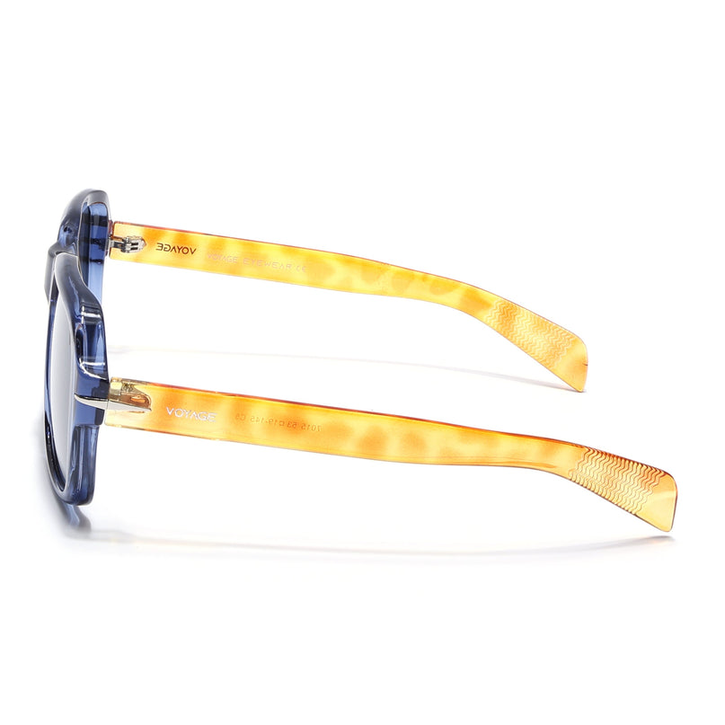 Wayfarer Polarized Sunglasses (Black Lens | Blue Frame - PMG4989)