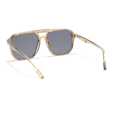 Wayfarer Polarized Sunglasses (Brown Lens | Transparent Brown Frame - PMG5001)