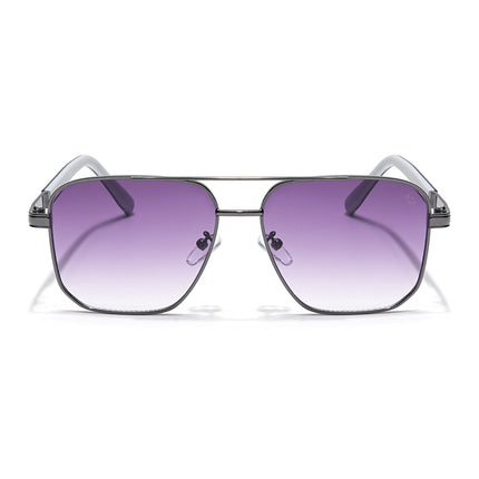 Eyejack Grey Square Sunglasses for Men & Women (7018CL827)