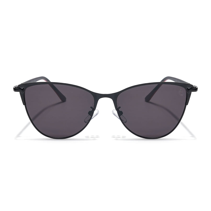 Eyejack Black Cateye Sunglasses for Women (7030CL843)