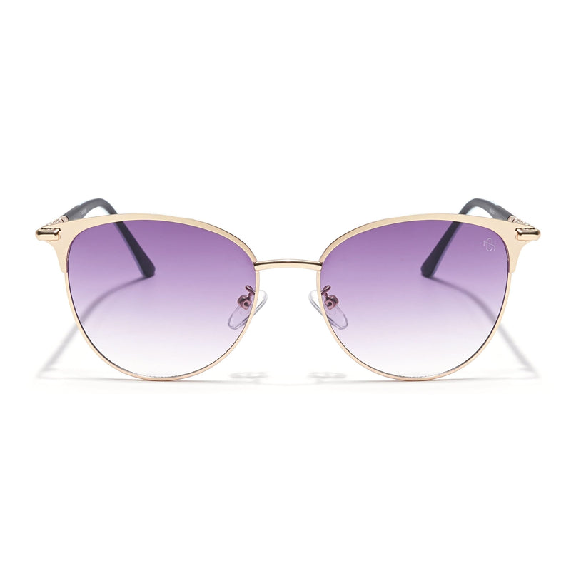 Eyejack Golden Cateye Sunglasses for Women (7031CL820)