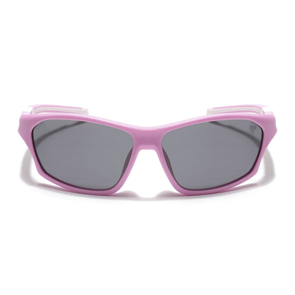 Wrap Around Polarized Sunglasses for Kids -6 yrs To 12 yrs (Black Lens | Pink Frame - PMG5900)