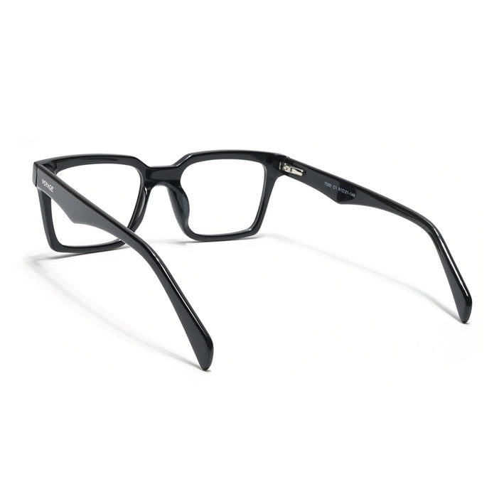Voyage Visionary Shine Black Square Eyeglasses for Men & Women - SLMG6412-C1