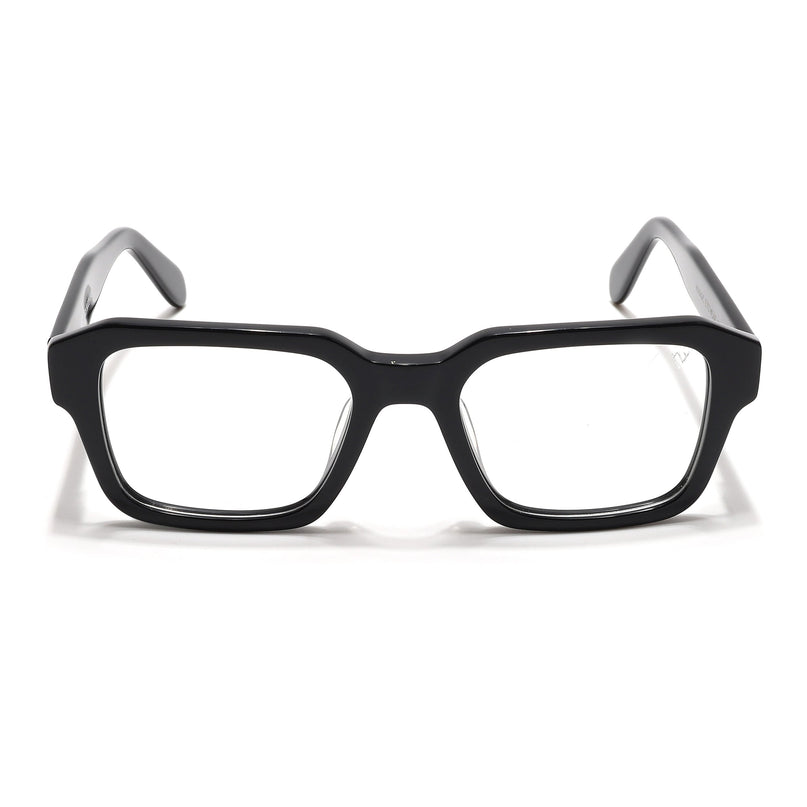 Voyage Select Black Square Eyeglasses for Men & Women - SLMG6478-C1