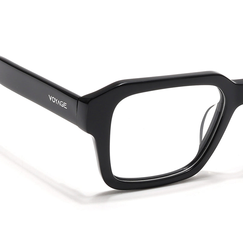 Voyage Select Black Square Eyeglasses for Men & Women - SLMG6478-C1